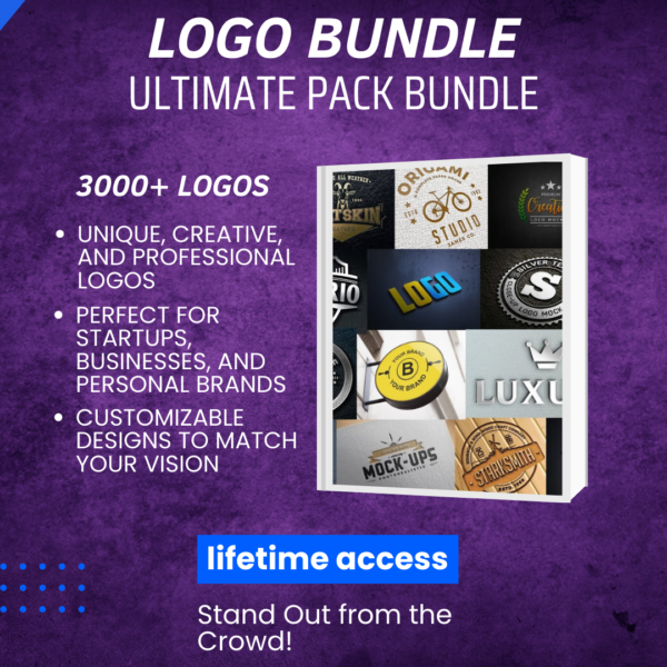 3000+ Logos l Logo Bundle Ultimate Pack bundle