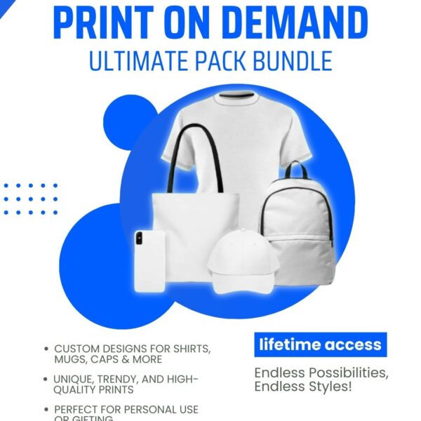 10,000+ print on demand - Ultimate Pack bundle